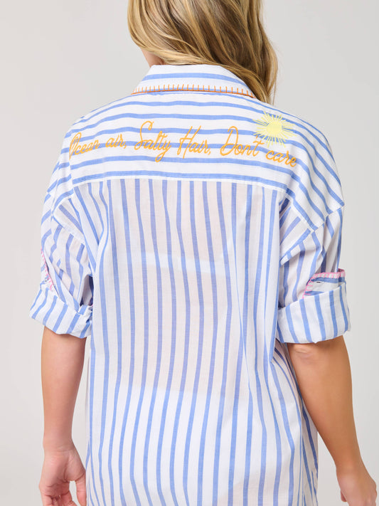 Beach/ Ocean Air Cover- Up Shirt
