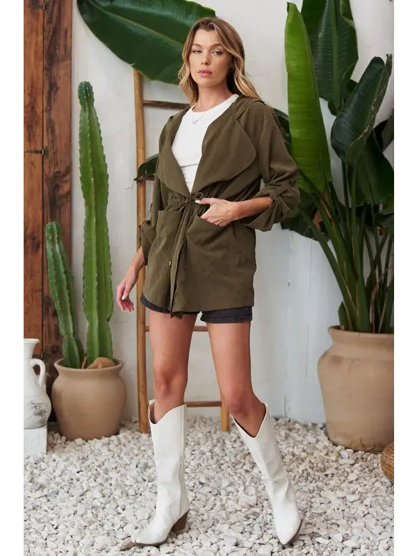 The Olive Everyday Hooded Jacket