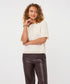 Esqualo Beige Classic Knit Top