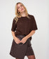 Esqualo Cocoa Classic Knit Top
