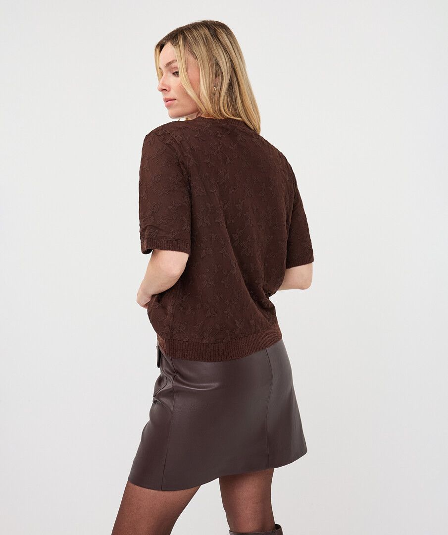 Esqualo Cocoa Classic Knit Top