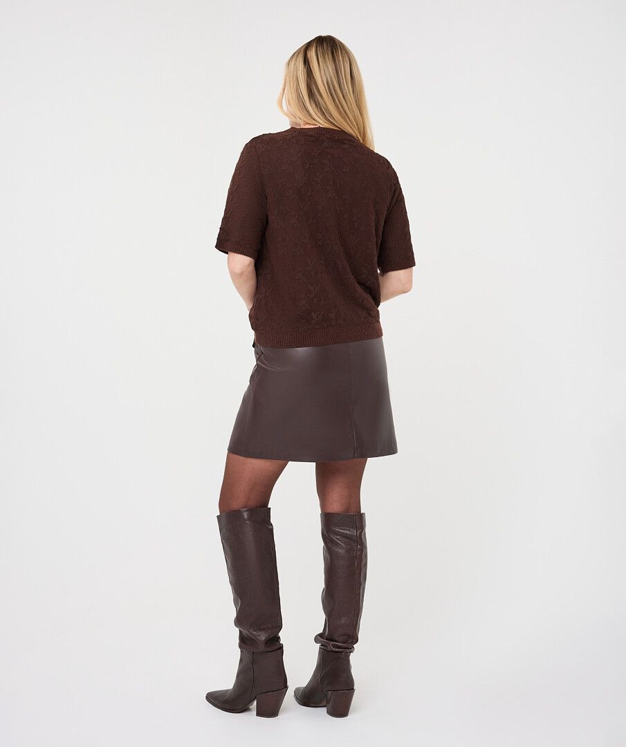 Esqualo Cocoa Classic Knit Top