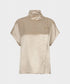 Esqualo Golden Chic Wide Button Blouse