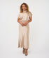 Esqualo Golden Chic Wide Button Blouse