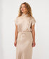 Esqualo Golden Chic Wide Button Blouse