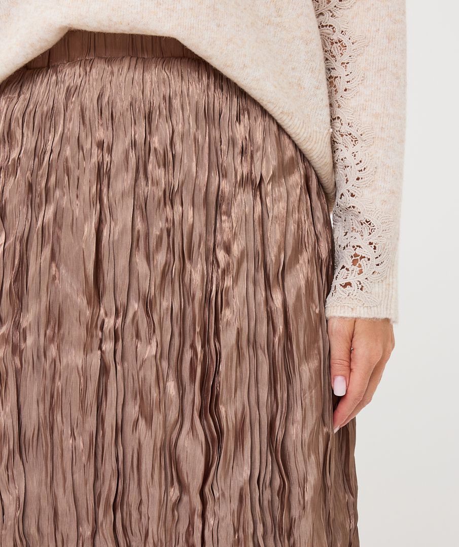 Esqualo Midnight Pleated Skirt