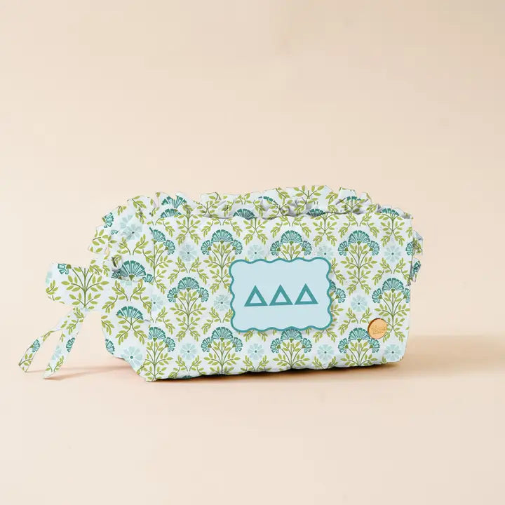 Sorority Quilted Cosmetic Pouch