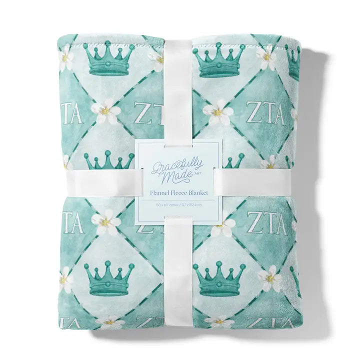 Sorority Flannel Fleece Blanket