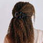 Teleties Flat Round Hair Clip Black