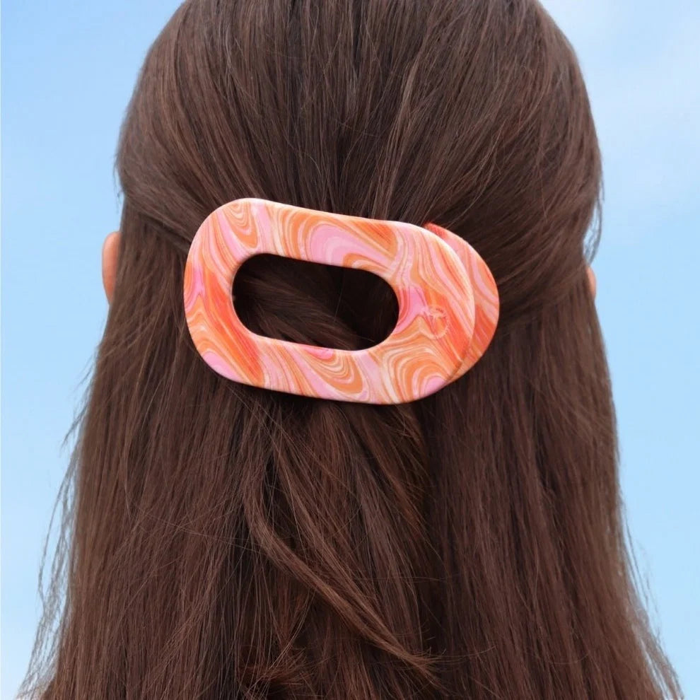 Teleties Flat Round Hair Clip Just Keep Swimming