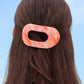 Teleties Flat Round Hair Clip Just Keep Swimming