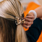 Teleties Open Blonde Tortoise Petite Claw Clip