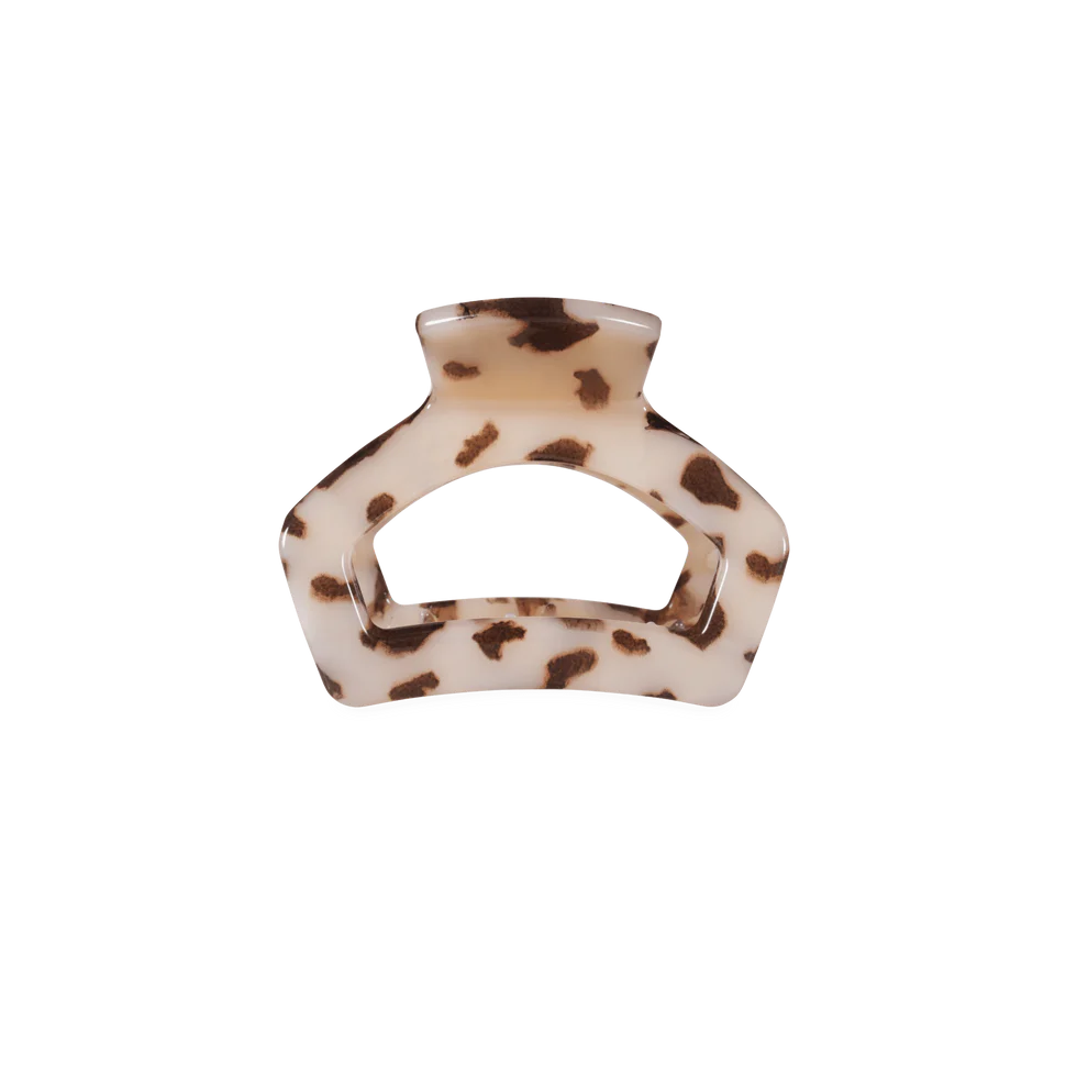 Teleties Open Blonde Tortoise Petite Claw Clip