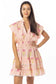 Bindu Poppy Dress Peach Marigold