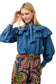 Ivy Jane Denim Bow Top