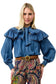 Ivy Jane Denim Bow Top