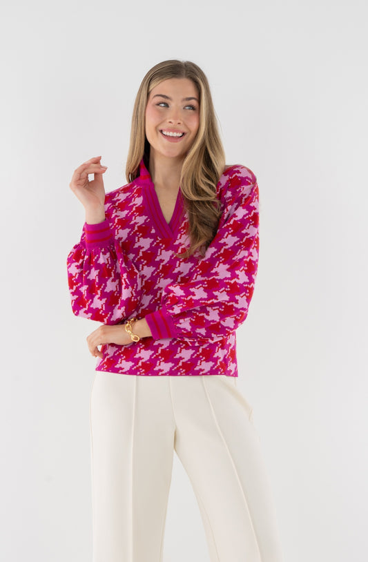 Emily McCarthy Lolli Sweater Houndstooth