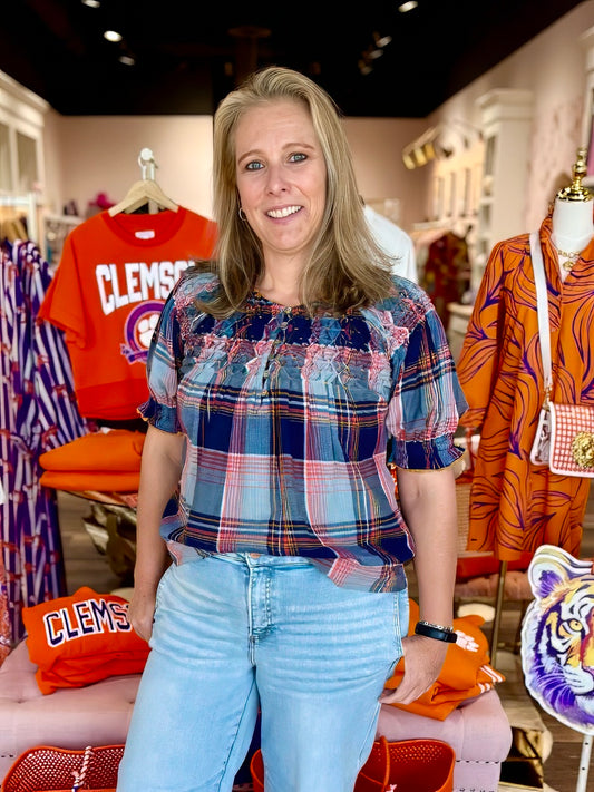 Ivy Jane Smocked Neck Top