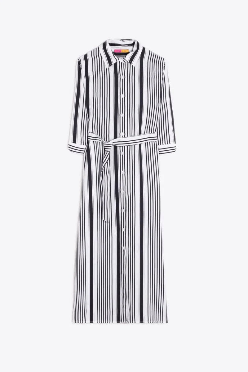 Vilagallo Striped Shirt Dress