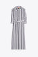 Vilagallo Striped Shirt Dress