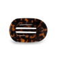Teleties Flat Round Hair Clip Tortoise