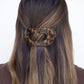 Teleties Flat Round Hair Clip Tortoise