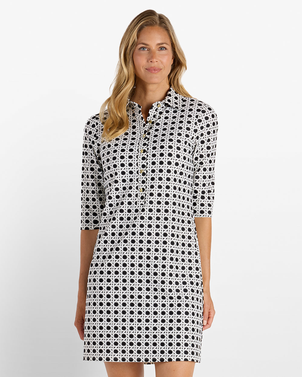 Jude Connally Susanna Dress Petite Rattan Black
