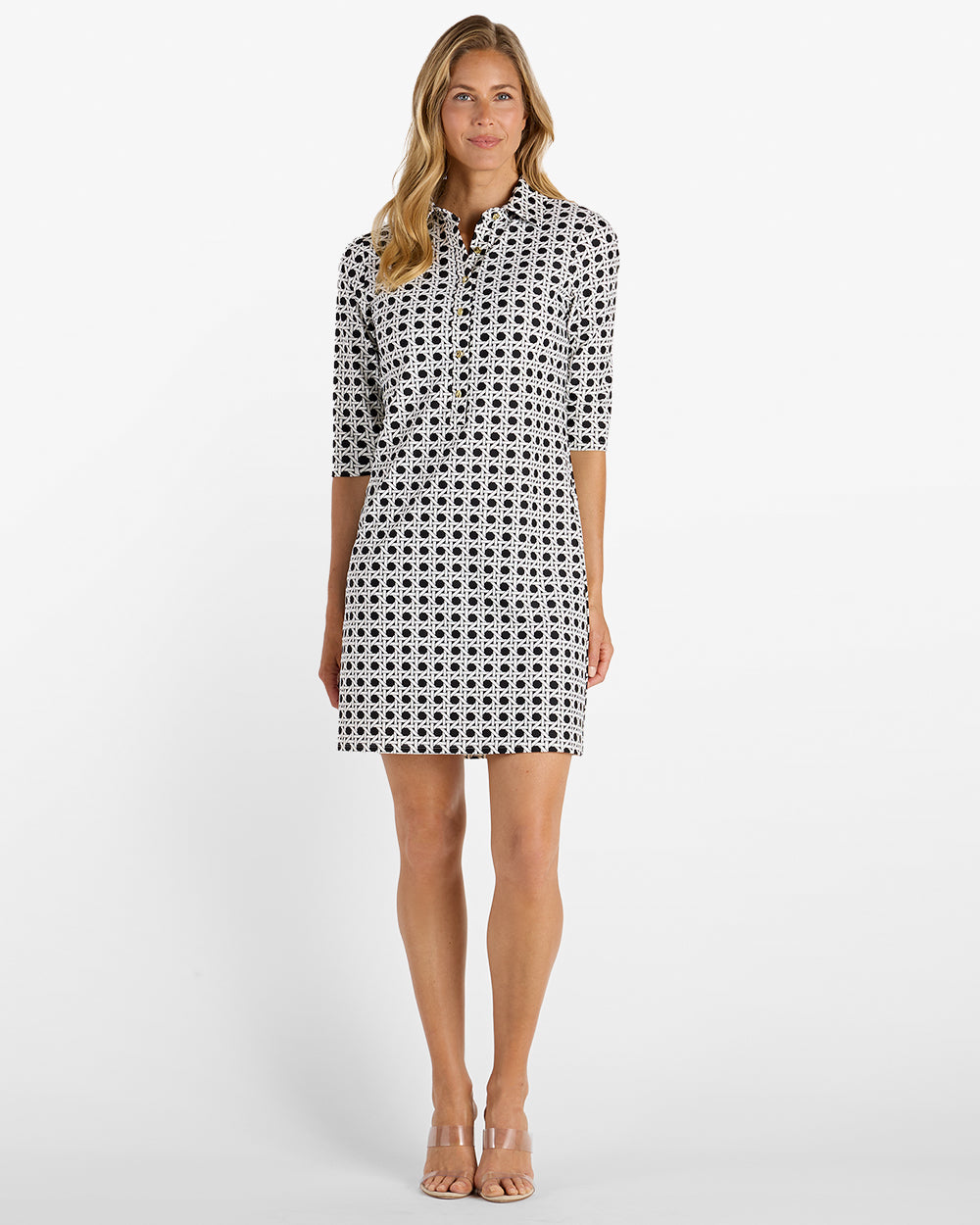 Jude Connally Susanna Dress Petite Rattan Black