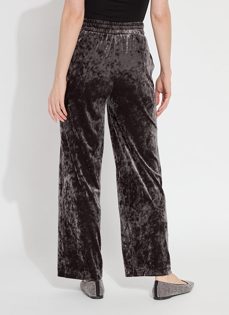 Lysse Shay Crushed St Velvet Suit Pant Black