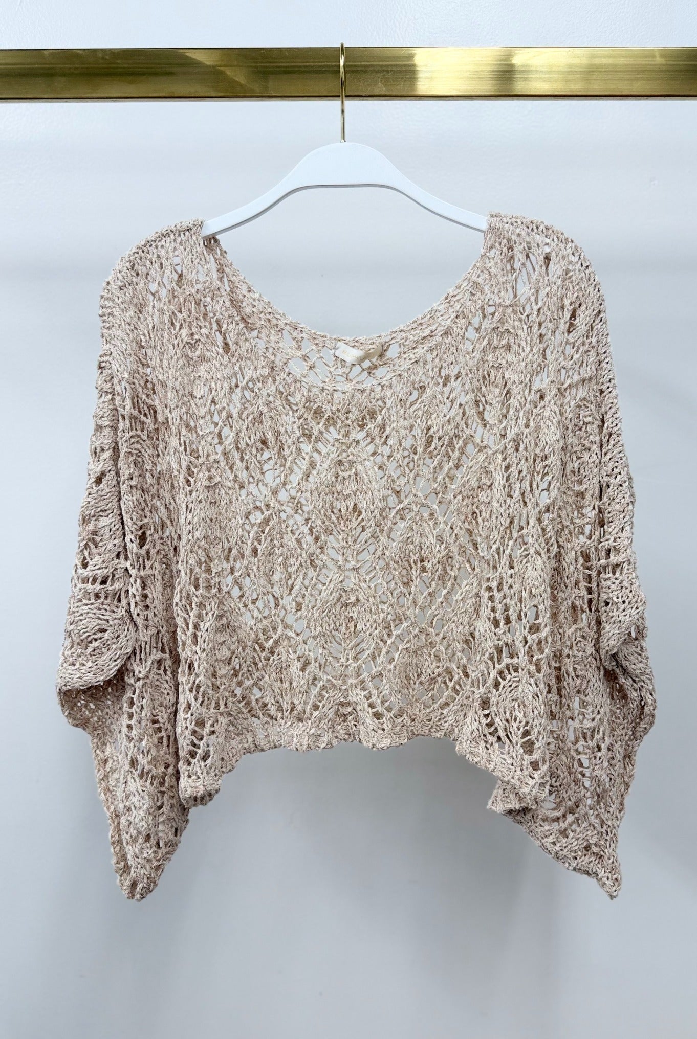 The Oatmilk Cloud Crochet Sweater