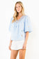 THML Puff Sleeve Sailboat Top