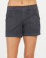 Spanx 4" Twill Short - Washed Black